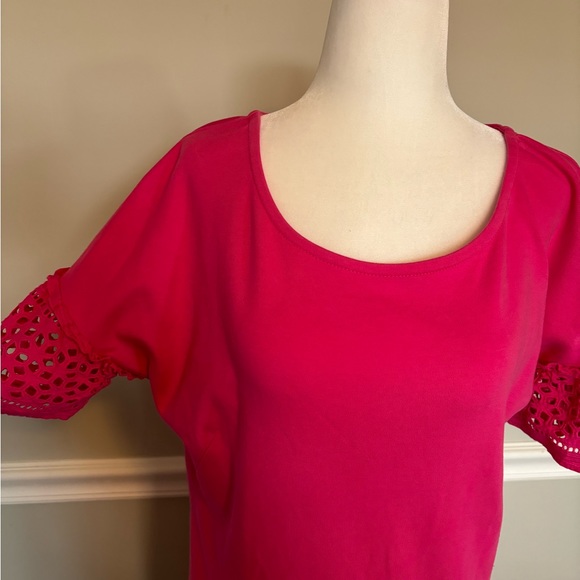 TALBOTS Eyelet Interlock Shift Dress - Picture 4 of 10